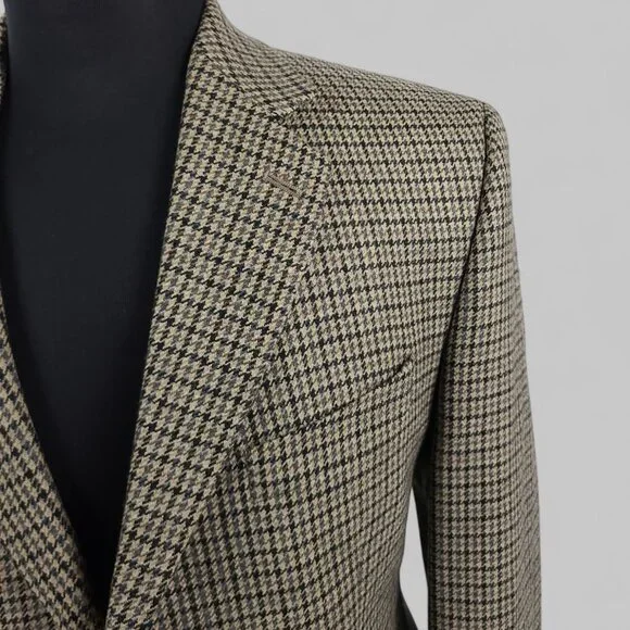 Ralph Lauren 42L Wool Cashmere Blend 3 Button Sport Coat Blazer - Picture 4 of 11